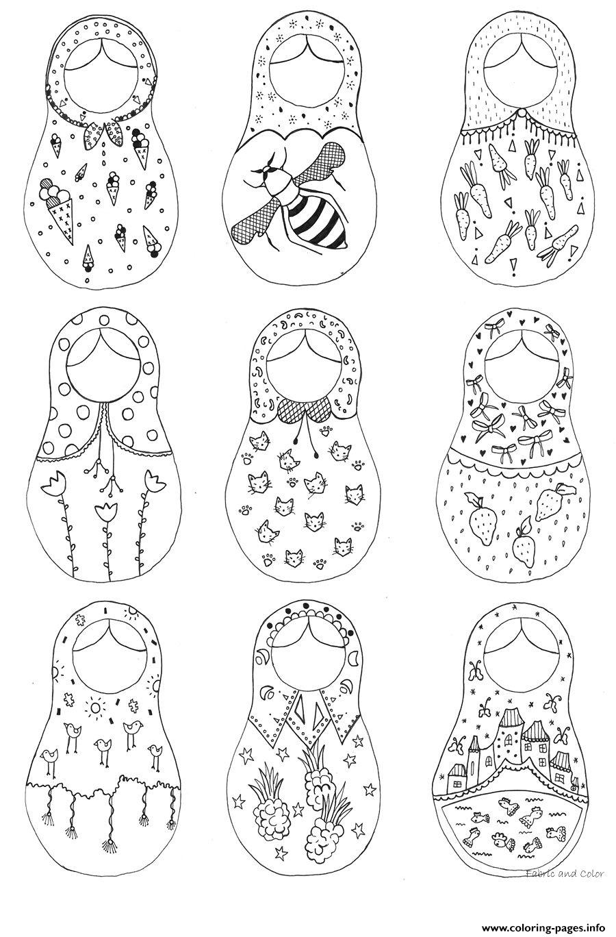 Free Printable Russian Nesting Dolls Printable Templates